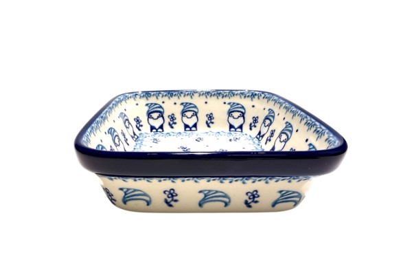 429 Bunzlau vierkant schaaltje 13 x 13 cm 2801X 429 Klein vierkant schaaltje 13x13cm